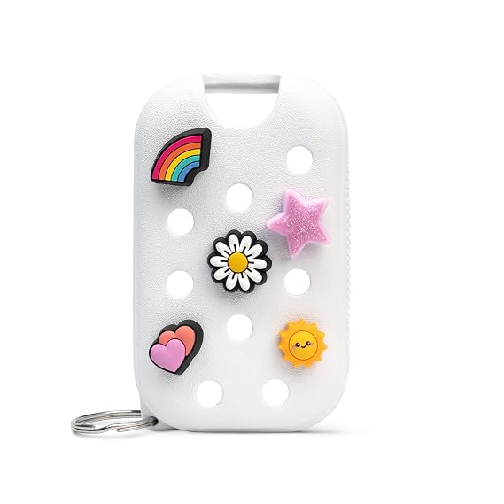 Touchland x Crocs Hand Mist Case with 5 Jibbitz Charms - Cosmic White