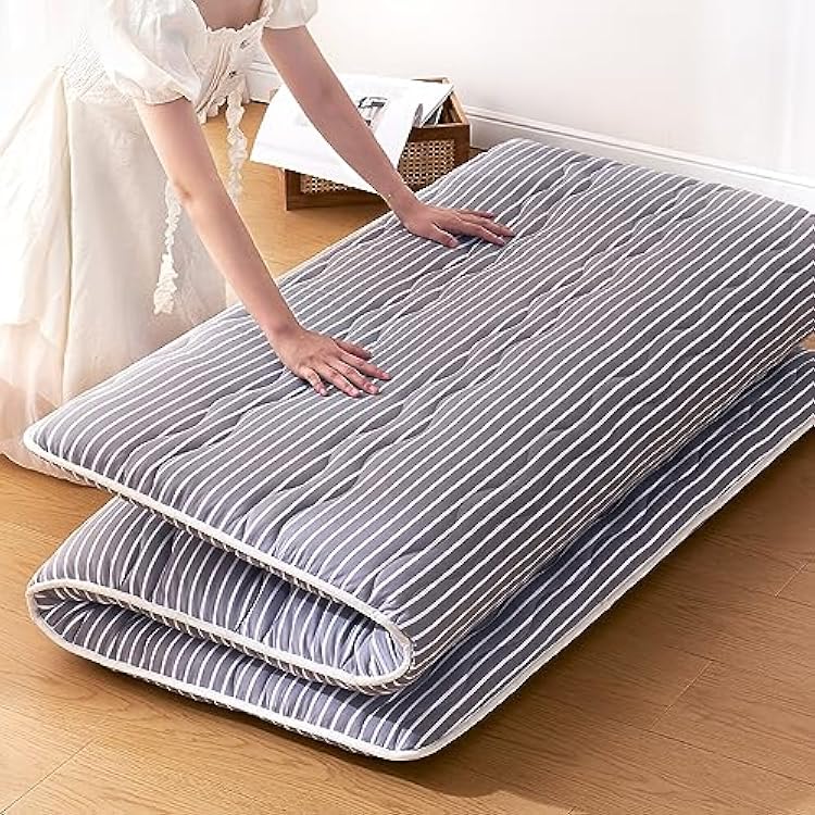 jzbearapt Premium Foam Japanese Floor Mattress Futon Mattress,100% High Density Comfortable Foam, Thicken Tatami Mat Sleeping Pad, Ideal for Comfort and Support, Queen 80 X 60