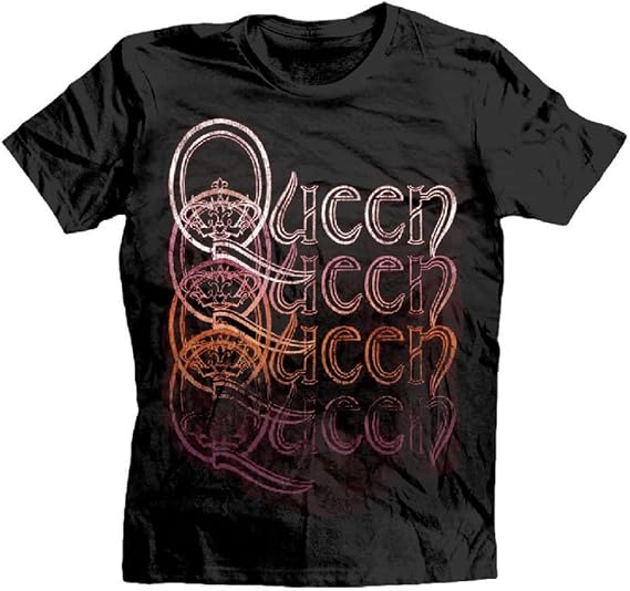 Queen Official Repeat Logo T-Shirt