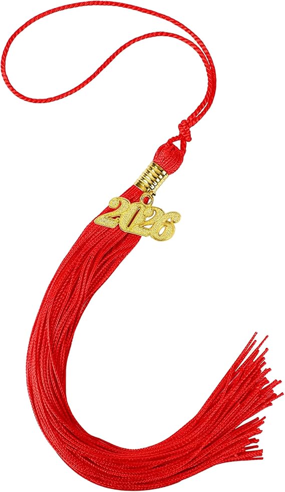 JULMELON 1Pcs 2026 Graduation Tassel for Cap, Class of 2026 Grad Ceremony