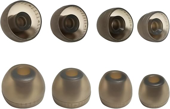 Silicone Replacement Ear Tips for Sony 1000XM5/1000XM4/LinkBuds S/WF-C500 | 4 Pairs L/M/S/XS Earbuds for Sony Earbuds, Fits WF-C700N, WF, WI, XBA Noise Isolating Comfort Secure Fit