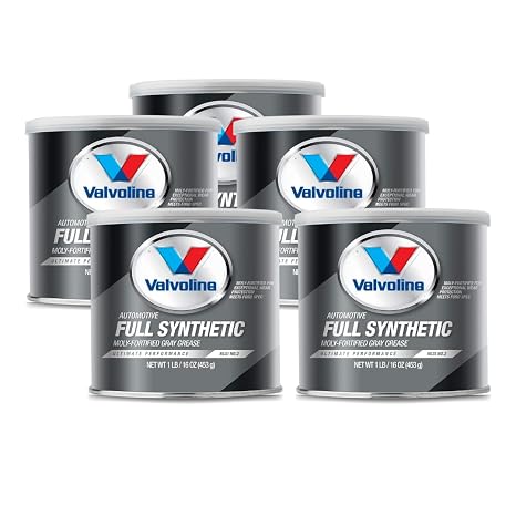 Multi-Purpose Automotive Grease Heavy-Duty Lubricant for Vehicle Maintenance 5 Pack