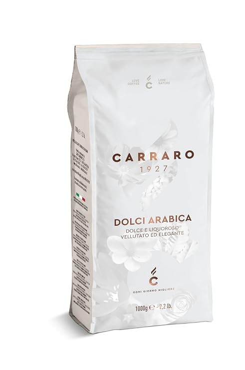Carraro 1927 Dolci Arabica premium Coffee Beans 2.2 lbs/ 1 kg