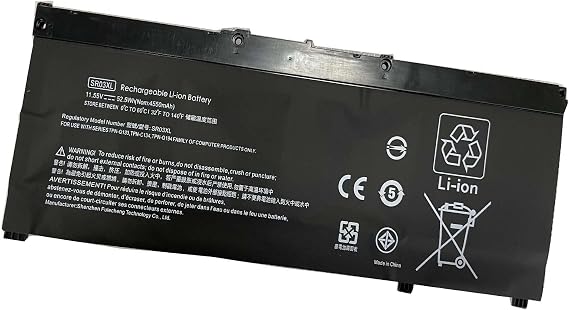 SR03XL 11.4V Battery Replacement for HP Pavilion Gaming 15-cx0012TX 15-cx0013TX 15-cx0017TX SR03XL L08855-855 L08855-856 SR03052XL