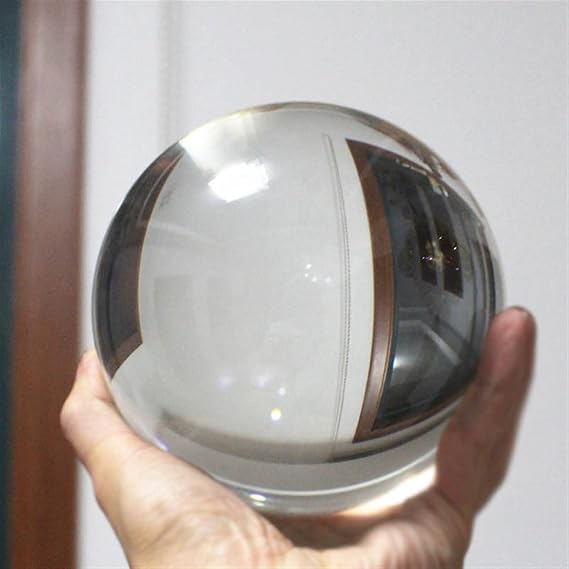 Crystal Ball (in Western Magic) 30/40/50mm Clear Glass Crystal Ball for Photography Props Home Decoration Gifts Crystal Ball(50mm)