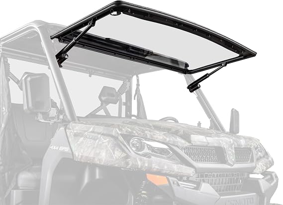 SuperATV CFMOTO UForce 1000 MaxDrive Power Flip Windshield