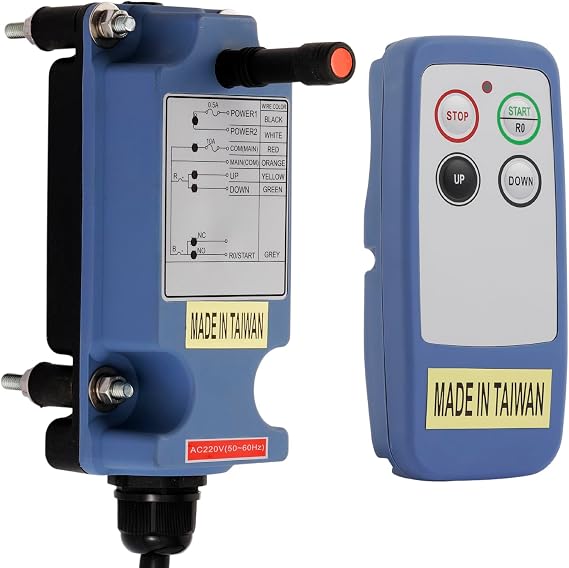 SAGA1-L4 Wireless Crane Remote Control 12-24V 2 Channel Taigate Switch
