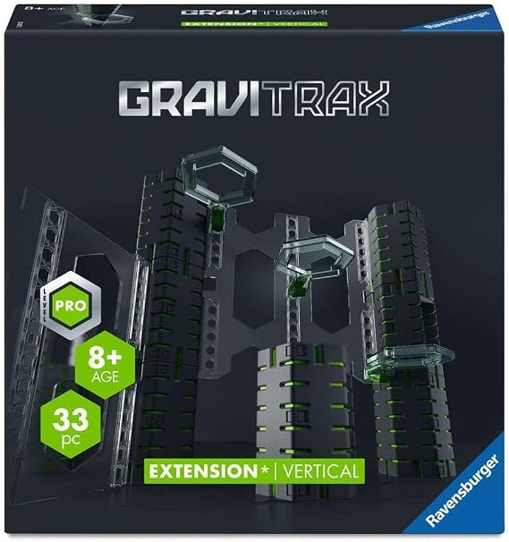 Ravensburger GraviTrax PRO: Vertical Expansion Set - Advanced Marble Run STEM Toy | EncourAgess Experimentation and Creativity | Compatible with All GraviTrax Systems | Gift for Kids Ages 8+
