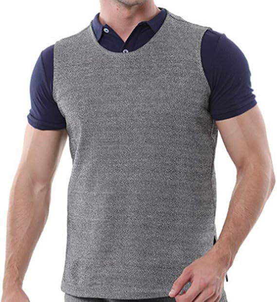 Cut Resistant Protective Vest Grade 5 PE Fiber Knife Safety Wear Anti Slash Stab Waistcoat Cut Protection Garments Safety Workwear Clothes(L)