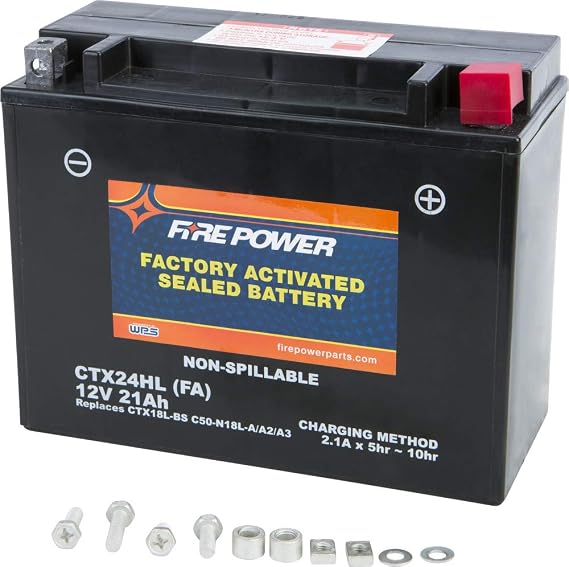 Fire Power Sealed Factory Activated Battery Compatible With Arctic Cat King Cat 900 2004-2005
