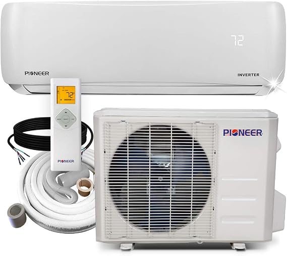 Pioneer Air Conditioner WYS009G-22 Wall Mount Ductless Inverter++ Mini Split Heat Pump, 9000 BTU-208/230 V