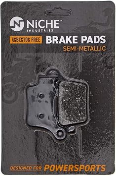 NICHE Brake Pad Set for Husaberg Husqvarna FE350 TC250 TC125 54813090300 54813990200 Rear Semi-Metallic