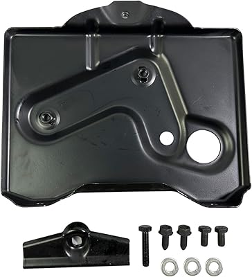 7pcs Battery Tray Kit Black Steel Compatible with Chevy Camaro 1970 1971 1972 1973 1974 1975 1976 1977 1978 1979 1980 1981, wHold down Clamp & Bolt Z28 SS RS