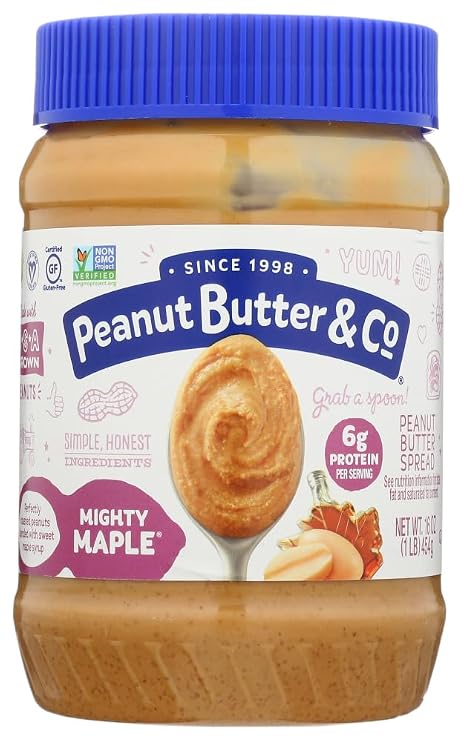 Peanut Butter & Co Mighty Maple Blended Peanut Butter -- 16 oz - 2 pc
