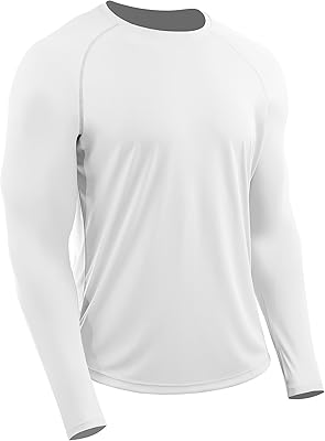 CADMUS Mens Hiking Workout Shirts, UPF 50, Thumb Holes, Rash Guard,Fishing,Running, Athletic Long Sleeve,1 or 4 Packs