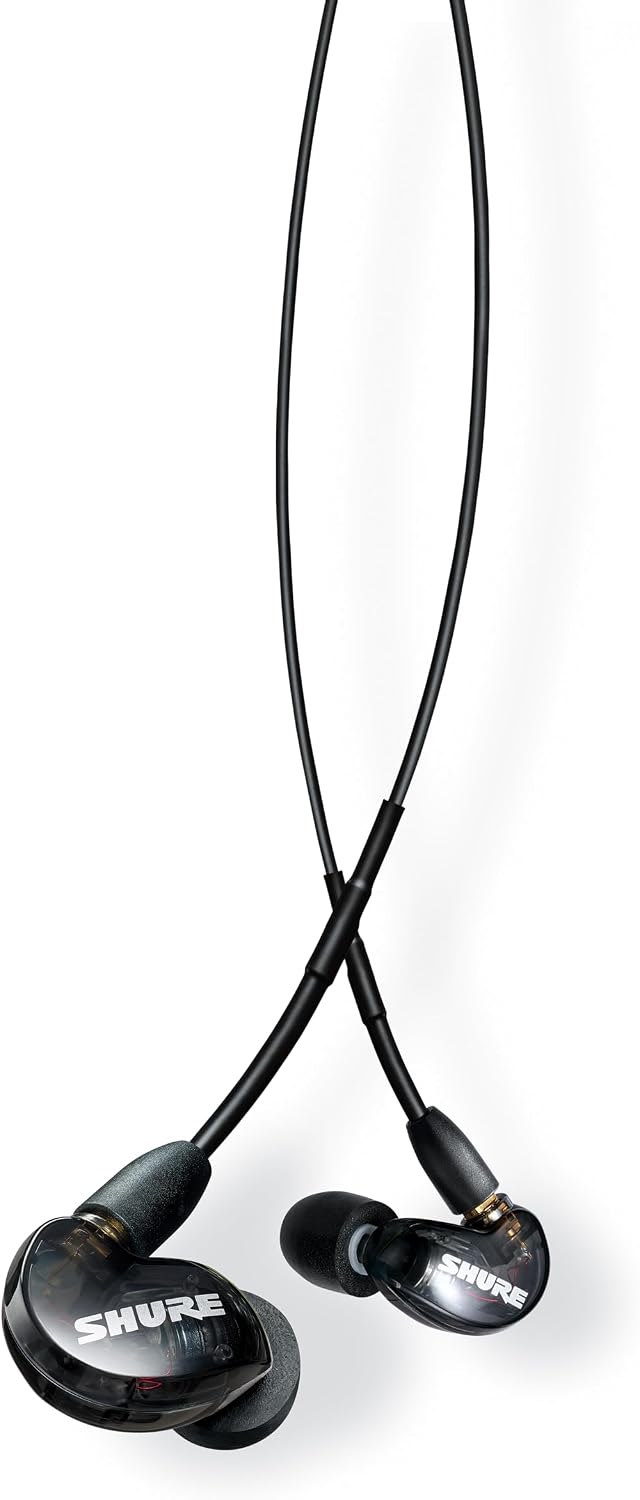 VGP Hall of Fame Gold MedalSHURE Shure Earphones Wired SE215-K-A Translucent Black: High Sound Isolation Gaming Gaming Canal Type Wireless Conversion Compatible Sold Separately MMCX Re-Cable Pro