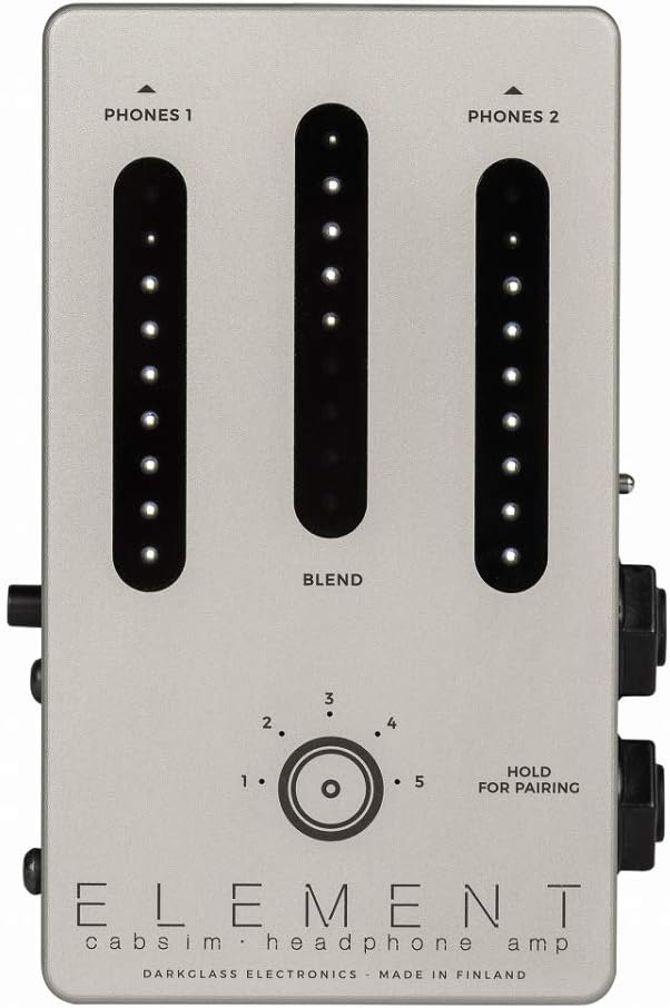 Darkglass Electronics ELEMENT Cabinet Simulator Headphone Amplifier Audio Interface Dark Glass Electronics