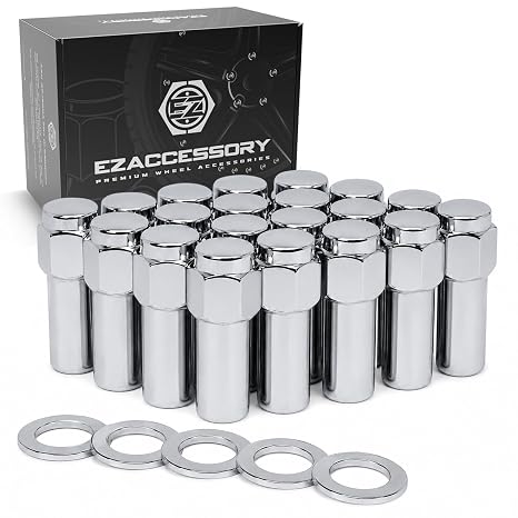 Cragar SST Mag Lug Nut 14mmx1.5 with Duplex Washer Set of 20 Pcs
