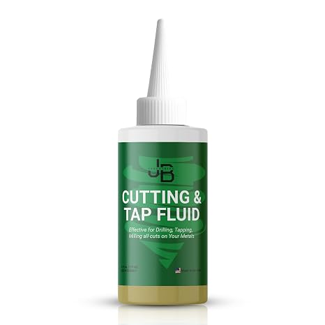 JB Industries Cutting & Tapping Fluid, 4 oz High-Performance Cutting Oil Lubricant for Drilling, Tapping, Threading, Sawing, Milling and Machining All Metals
