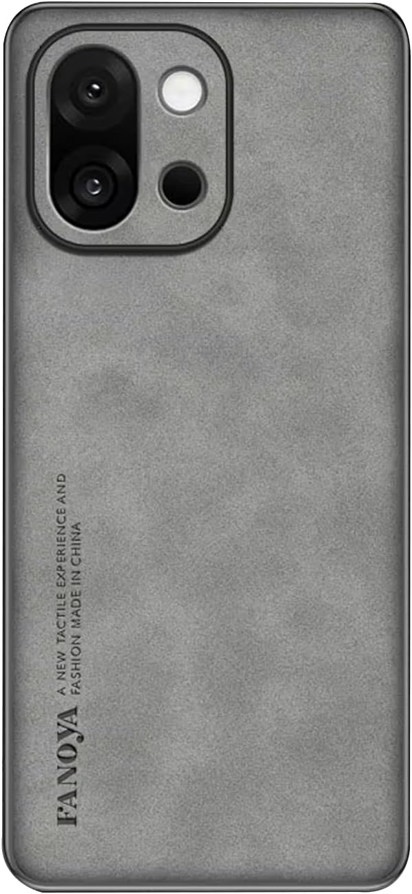 Microcase OnePlus 15 Deri Kaplama Kılıf AL4970 (Gri)