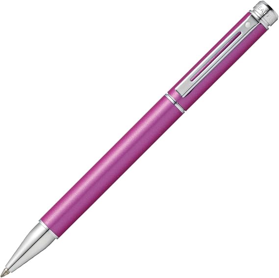 Sheaffer 200 Chrome Trim Rollerball, Matte Metallic Pink (E1915651)