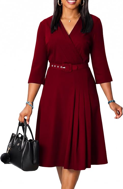 Business Work Dress for Women Elegance Church Dresses Midi Bodycon Pencil Dress Office Modest Casual Suiting Outfits