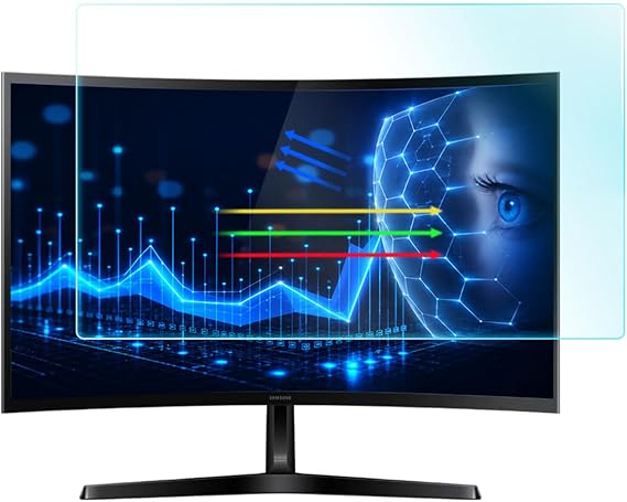27 inch Anti-Glare Blue Light Blocking Screen Protector for 27" Sceptre/Dell/Asus/Acer/ViewSonic/Samsung/Aoc/HP/LG Computer with 16:9 Aspect Ratio