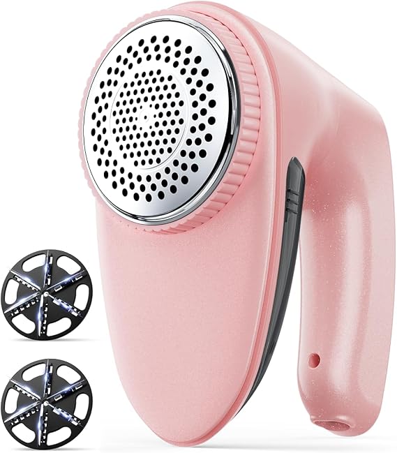 Bymore Fabric Shaver, Lint Shaver, Sweater Shaver for Clothes, Pink