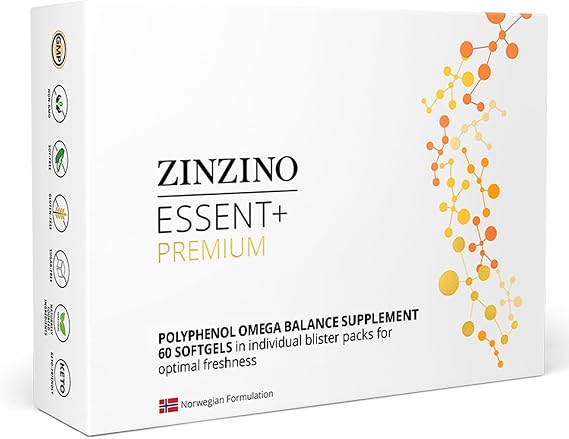 Zinzino - Essent+ Premium Omega Balance - 60 Softgels
