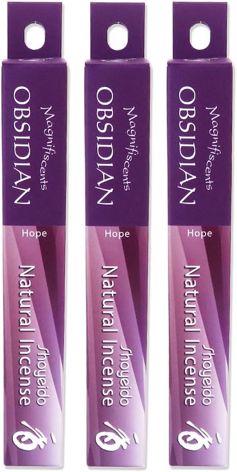 Shoyeido Obsidian Incense, Pack of Three