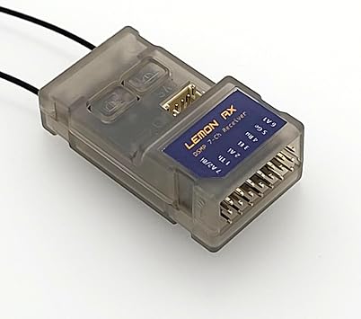 Buddy RC Compatible Spektrum Full-Range DSMP 7-CH Receiver with Diversity Antenna, DSMX DSM2 Compatible 7-CH RC Receiver(1PCS