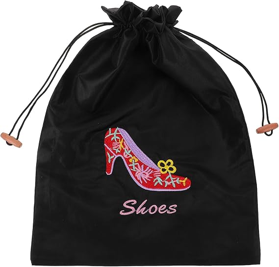 VANZACK Ballet Dance Bag - Wear-Resistant Drawstring Organizer for Pointe & Dance Shoes, Lightweight Travel Pouch for Practice and Fitness