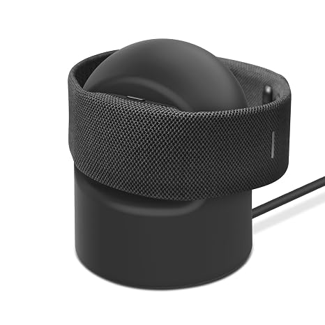 Silicone Charger Stand Dock for Meta Ray-Ban Display Neural Band Magnetic Fast Charging Stand,Drop-Proof & Scratch-Resistant,Charging Cable Not Included,Safe & Stable Charging Dock,Black