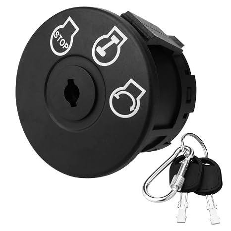 Ignition Switch 3 Position for Cub Cadet, Troy-Bilt, MTD, Craftsman, Husqvarna, Delta, JD Riding Lawn Mower 925-04228, 725-04228