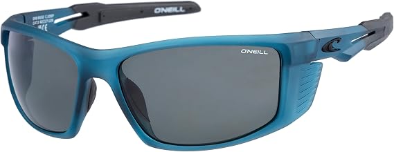 O'NEILL 9002 2.0 Polarized Men's Wrap Sunglasses, Matte Blue Crystal, 62 mm