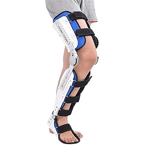Knee Brace, Knee Ankle Foot Orthosis KAFO Brace Knee Orthosis Support Joint Stabilizer, Foot Spport and Ankle Fixator Universal Size