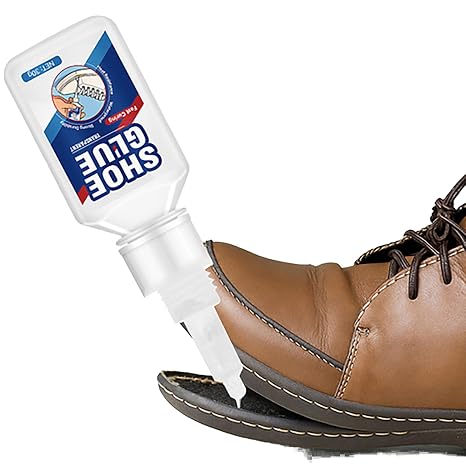 Clear Shoe Glue Sole Repair Kit, Professional Waterproof Leather Repair Glue with Microtips, Quick Dry Heavy Duty Versatile Adhesive for Boots, Sneakers, Heels, Hiking Shoes, Handbags, Ceramic