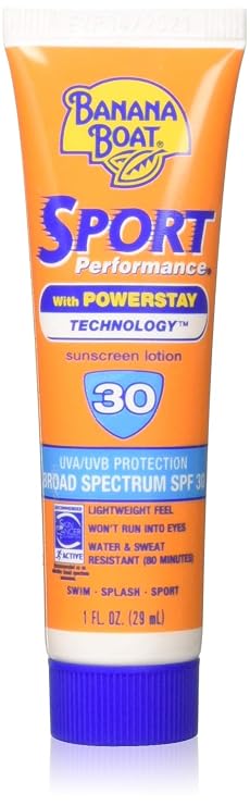 Banana Boat Sport Performance Sunscreen Lotion 30 Spf 1 oz
