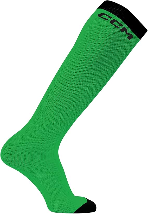 CCM Hockey Skate Liner Socks (Adult, Lime Green)