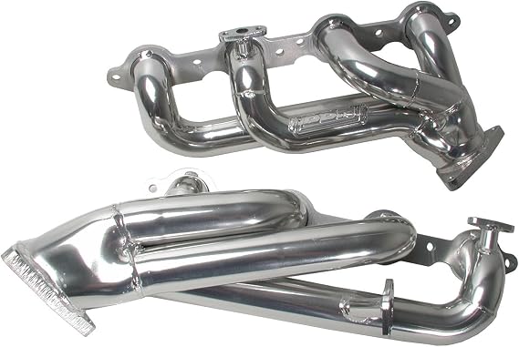 BBK Performance 40050 CNC-Series Performance Header; Silver Ceramic; 1.75 in.;
