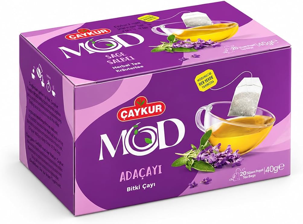 Çaykur MOD Adaçayı Bitki Çayı Bardak Poşet 20'li 40gr