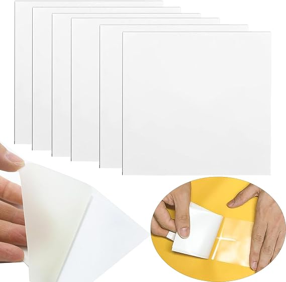 Inflatable Pool Patch Repair Kit, Clear Vinyl Bounce House Repair, 6PCS