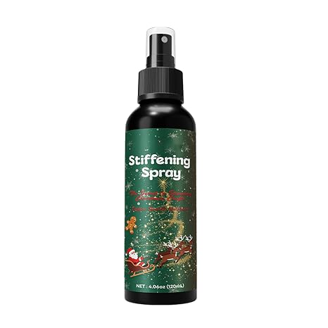 Stiffen-Quick Fabric Stiffening Spray 120ml/50ml Hat Stiffener Christmas Fabric Stiffener