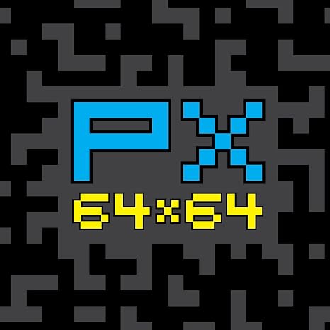 PX 64x64: 64px X 64px Pixel Art Sketchbook, Sketchpad and Drawing Pad for Pixel Artists, Indie Game Developers, Retro Video Game Makers & Pixel Art Character Designers