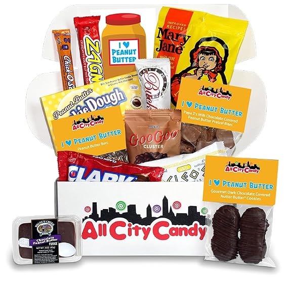 All City Candy I Heart Peanut Butter Candy Assortment Box
