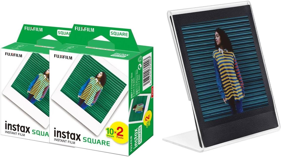 Instax Kare-Square 40'lı Film ve Pleksi Çerçeve
