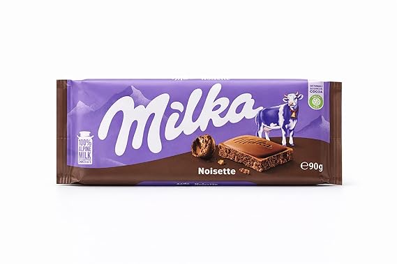 Milka Milk Chocolate Noisette, 90g