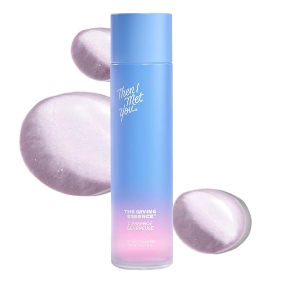 Then I Met You The Giving Essence, Korean Skin Care Toner With Niacinamide | Brightening & Hydrating For Glass Skin With 5% Niacinamide, Galactomyces, Glycerin, Ellagic Acid, Allantoin, All Skin Types