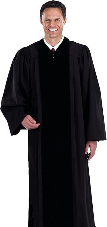 Black Pastor/Pulpit Robe (Medium 55)
