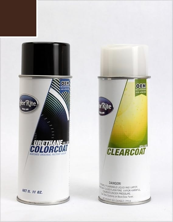 Aerosol for Cadillac CTS Automotive Touch-up Paint - Dark Brahma Jewel Metallic Clearcoat 12/WA519Q - All-Inclusive Package